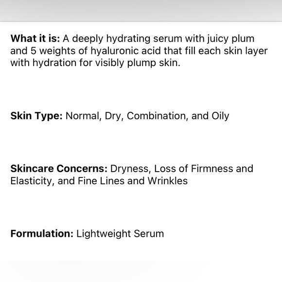 GLOW RECIPE Hyaluronic Hydrating Plum Plump Product VALUE SIZE BNIB - Picture 4 of 9